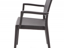 Plastová židle SIBILLA v imitaci umělého ratanu